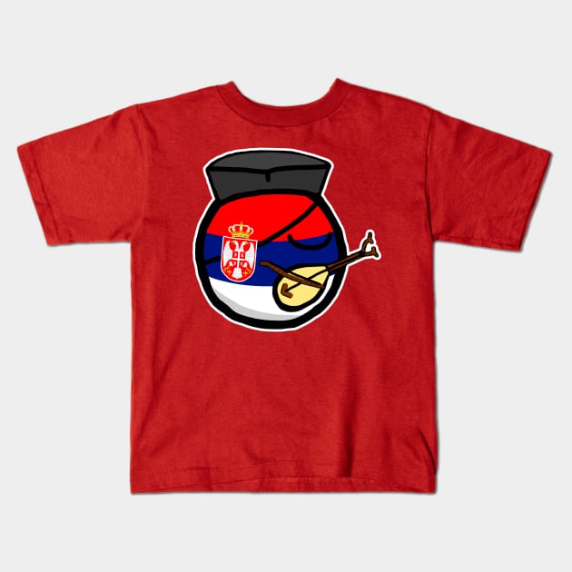 Serbiaball Kids T-Shirt by Graograman